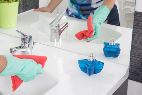 Detailed cleaning for a NW3 living room before moving out