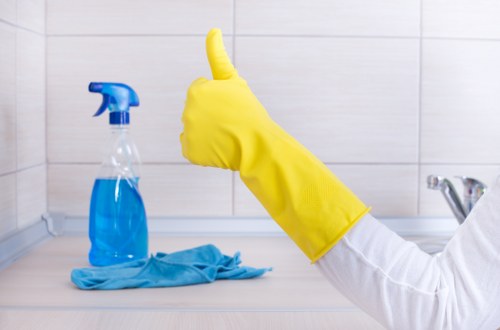 After builders cleaning in a renovated NW3 home
