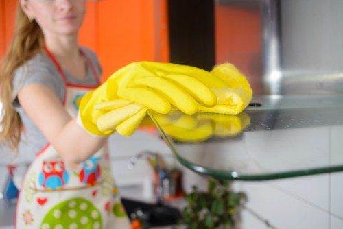 Local cleaner preparing a Belsize Park Airbnb for same-day check-in