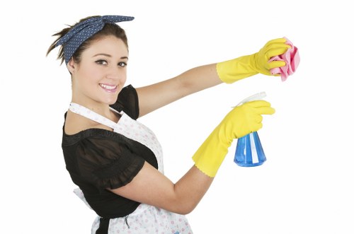 Commercial cleaning of desks and meeting spaces in NW3