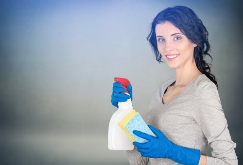Local cleaning team preparing a flat in NW3 for new occupants