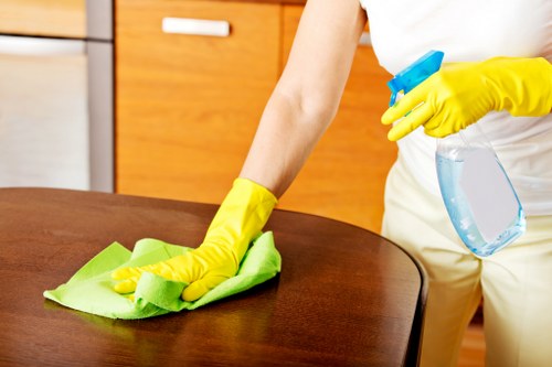 Follow-up inspection after a carpet cleaning complaint